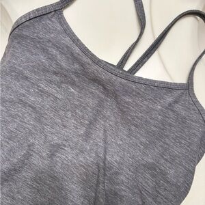 Lululemon Heather Gray Leggings and Tank Set